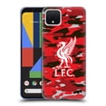 thumbnail image 1 of Head Case Designs Officially Licensed Liverpool Football Club Camou Club Colourways Liver Bird Soft Gel Case Compatible with Google Google Pixel 4, 1 of 7