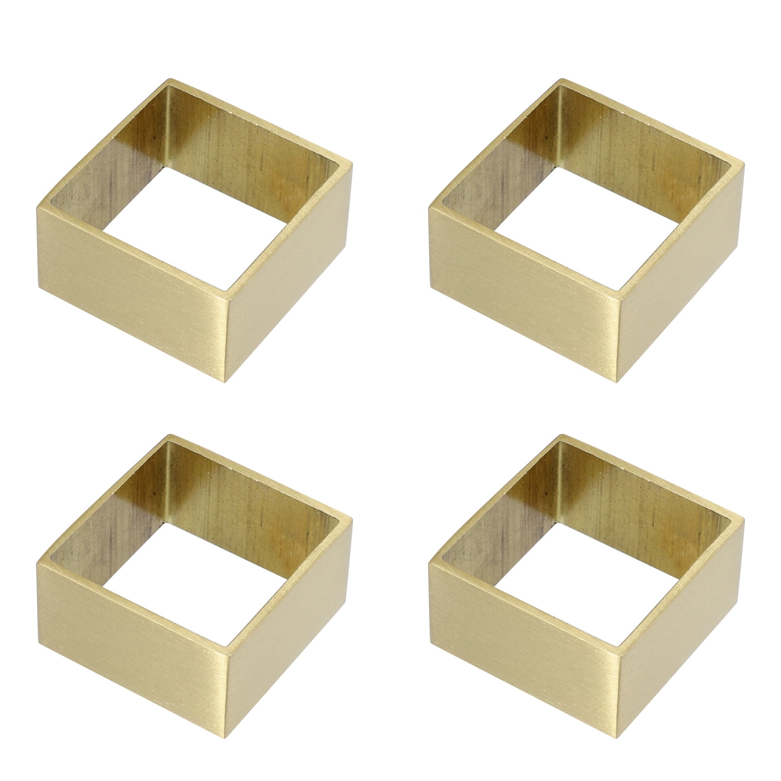 OUNONA Foot Table Copper Furniture Leg Cover Chair Floor Metal