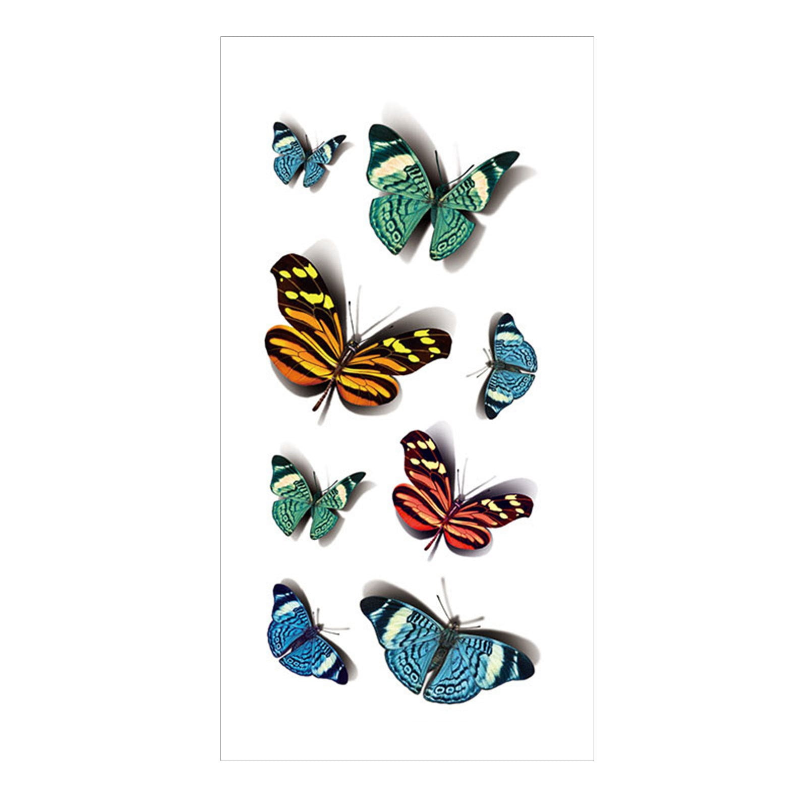 〖TOTO〗Tattoo Accessories Butterfly Temporary Tattoo 3D Stickers Tattoo