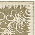 thumbnail image 4 of SAFAVIEH Martha Stewart Fountain Swirl Floral Area Rug, Green/Ivory, 2'7" x 4', 4 of 5