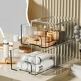 thumbnail image 6 of Japceit Acrylic Cosmetic Organizer, Transparent Drawer Storage Box for Makeup, Multi-Layer Desktop Organizer with Sliding Design, Space Saving Vanity Case for Bathroom Counter, 6 of 7