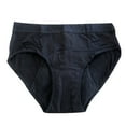 thumbnail image 4 of Panties for Women,High Absorbency Mid Rise Underwear for Women Leakproof Reusable Menstrual Panties Comfortable Cycle,Womens Underwear,Black,3XL, 4 of 6