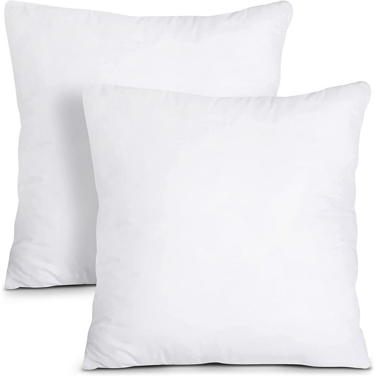 ALL SIZE Pillow Inserts Soft Microfiber Throw Pillow Form Fill Stuffing  16X16 18X18 20X20 22X22 24X24 26X26 28X28 Made in USA 