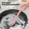 thumbnail image 6 of SLYNSHome Dish Brush for Kitchen Pot Scrub Brushes Silicagel Pan Brush with Handle Household Cleaning Supplies - Orange, 6 of 7