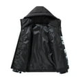 thumbnail image 3 of Male Winter Outdoor Thickened Warm Hooded Jacket Unisex Printed Hooded Jacket, 3 of 5