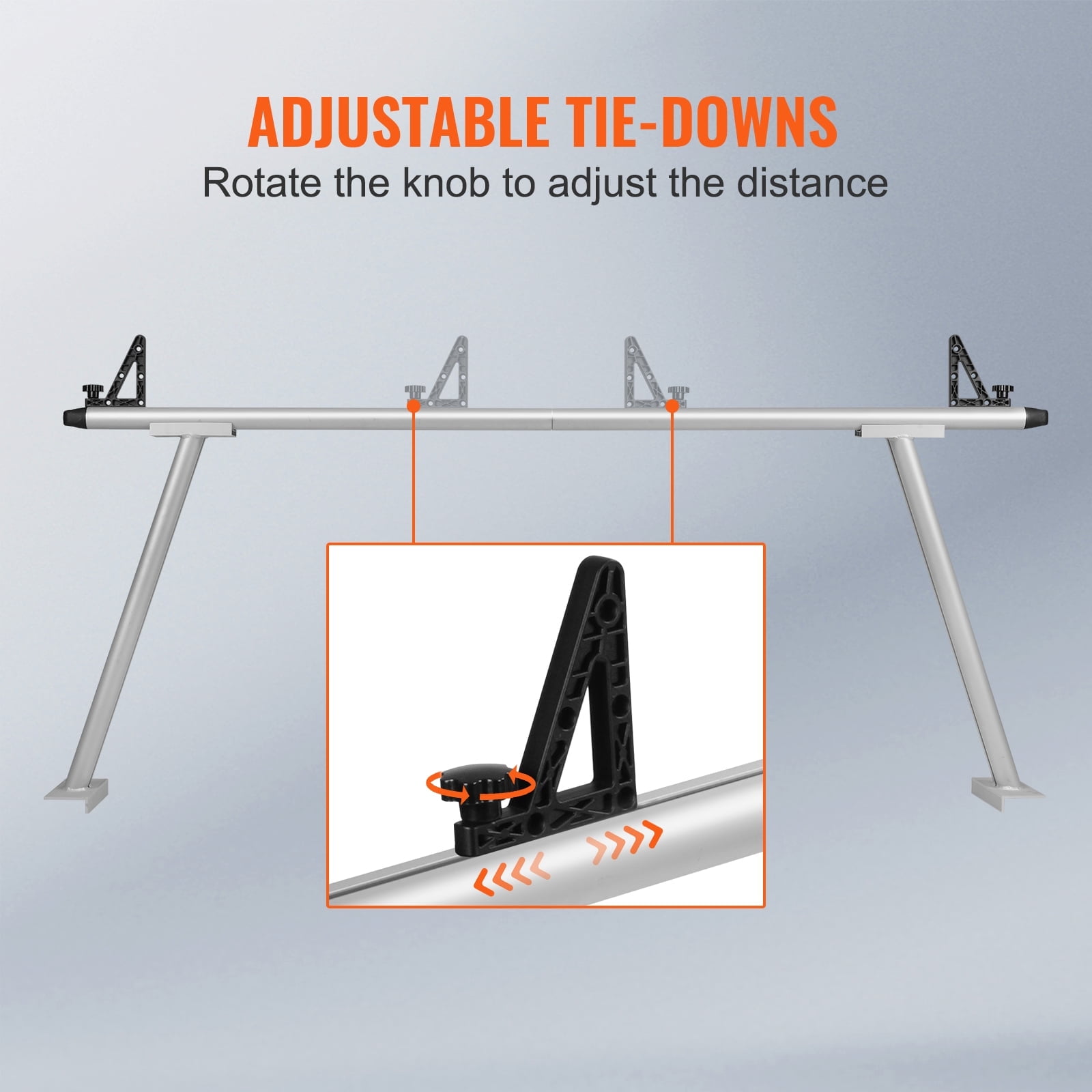 KFFKFF 71"x31" Size Truck Rack Pick up 800 lbs Truck Ladder Capacity for Kayak