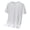 White, variant on Mens Casual Loose V Neck T Shirts Solid Color Loose Fit Casual Basic Tees Summer Soft Tops Black L by Awwp