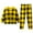 Yellow, variant on Xdzjlr Girls Christmas Sleepwear Toddler Baby Boys Plaids Print Winter Coats Pants Outfits Set Xmas Nightwear Kids Pjs Pajamas Light Purple