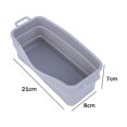 thumbnail image 3 of Revestimientos Para Tazas De Grasa Para Parrillas Reemplazo del revestimiento de la bandeja de goteo Revestimiento de la taza de grasa para Blackstone Grill (Gris 2 piezas) Likrtyny Libre de BPA, 3 of 8
