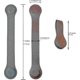 thumbnail image 2 of 3 Pack Leather Towel Clips Magnetic Bath Towel Clips Hand Towel Hooks With Magnets For Towel Rods And Racks, Kitchen And Bathroom Accessory, 2 of 5