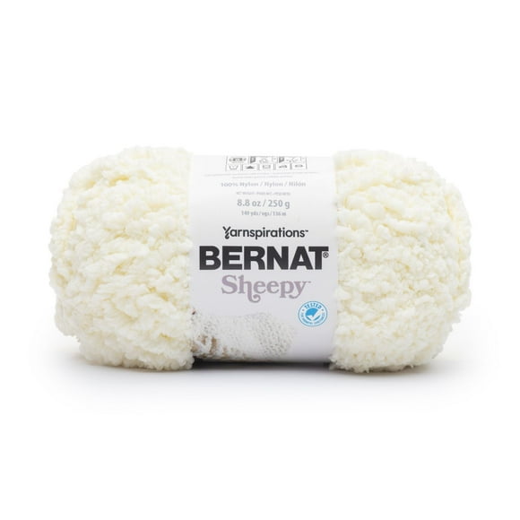 Bernat® Sheepy™ Yarn, Nylon #6 Super Bulky, 8.8oz/250g, 149 Yards