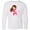 AA-White, variant on Superhero Girl, Brown Hair, Pink Costume Long Sleeve Youth T-Shirt