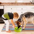 thumbnail image 4 of Cuenco para perros de alimentación lenta, interesante cuenco interactivo para perros, duradero, no tóxico y respetuoso con el medio ambiente, cuenco de alimentación de fibra de bambú Jormftte LL-1684, 4 of 6