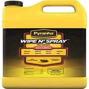 Pyranha Wipe & Spray Fly Repellent for Horses, Citronella Scent, 1 Gallon – Effective Protection Against Flies, Mosquitoes, Gnats, Fleas & Ticks
