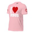 thumbnail image 2 of I LOVE JESUS Unisex t-shirt (Pink, S), 2 of 4