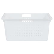 Your Zone Kids Sliding Bin Organizer with 4 Storage Bins, White