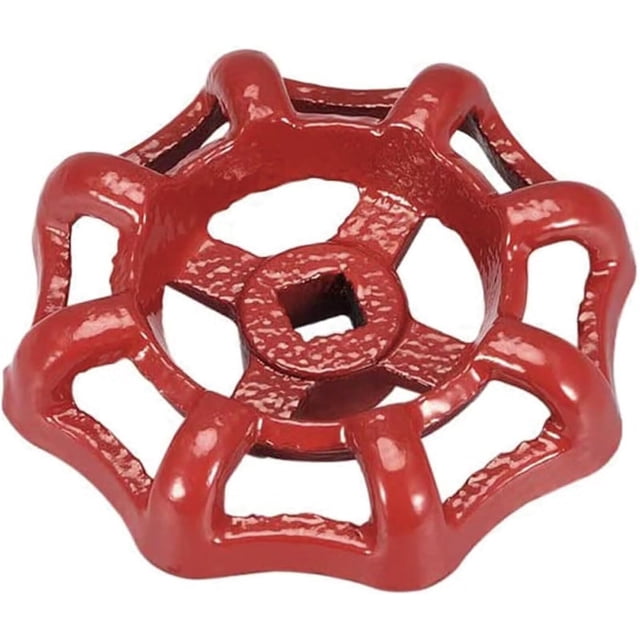 Manija metálica para grifo exterior, volante de hierro fundido, 58 mm