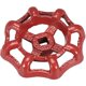 thumbnail image 1 of Manija de grifo de hierro fundido pintada de rojo, diámetro exterior de 4,3 cm, vástago cuadrado, 1 of 8