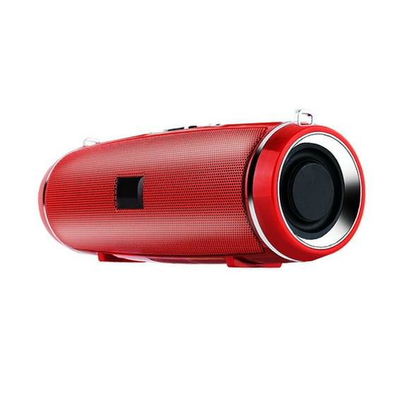 Outdoor Wireless Stereo 3D Surround Bluetooth 4.0 Speaker Bluetooth High-Power Portable Speaker Red