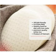 CAF Young Lady Premium Spring Roll Wrapper Rice Paper 12oz Round 22cm