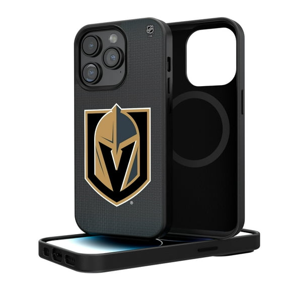 Vegas Golden Knights Linen Logo iPhone Magnetic Bump Case