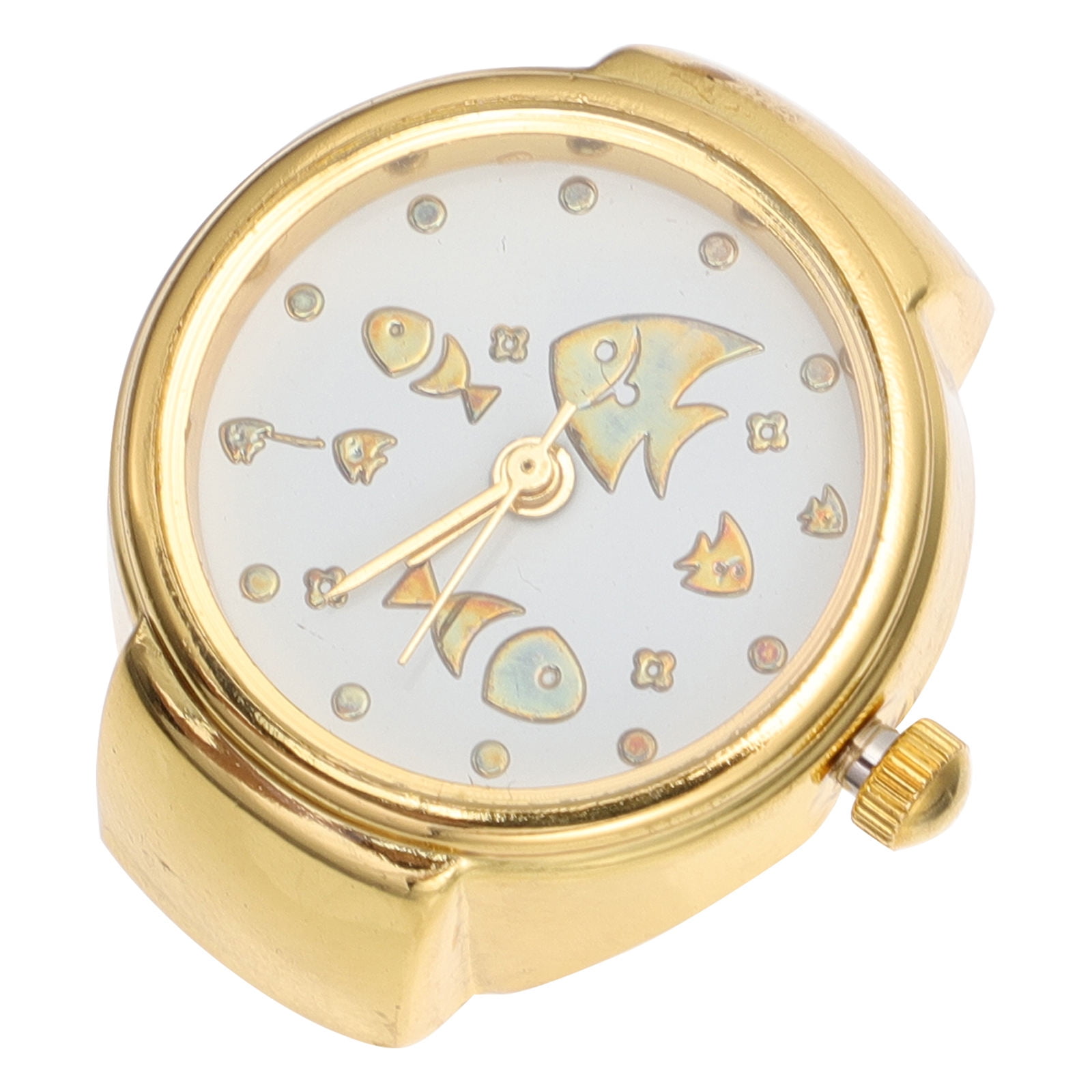 KAKOWELY 1Pc Fashion Golden Watch Designed with Zinc Alloy for Elegant Decoration