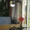 thumbnail image 4 of Cambiar Irfora Interruptor de luz de válvula de parada de 3/4 pulgadas con cable Lámpara Steampunk Vintage Válvula de hierro Accesorios de tubería de agua Iluminación Irfora Cambiar, 4 of 6