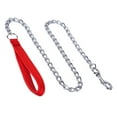 thumbnail image 4 of Cadena de correa para perros Cadena de eslabones para correa de paseo para perros, cuerda de tracción para mascotas pequeñas y medianas rojo, 4 of 8