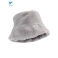 thumbnail image 6 of Deago Winter Bucket Hat for Women Warm Hats Vintage Faux Fur Wool Outdoor Fisherman Cap (Gray), 6 of 7