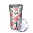 thumbnail image 2 of Pioneer Flower 10oz Tumblers Stainless Steel Tumbler with Lid and Straw,Vacuum Insulated Double Wall Travel Tumbler Cups with Cleaning Brush for Coffee, Tea, 2 of 4