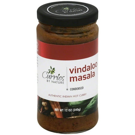 Vindaloo Curry Sauce - Curries By Nature Vindaloo Masa Curry Sauce, 12 oz, (Pack of 6)