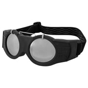 Birdz Eyewear Steampunk Goggles Premium Eye Protection with Gray Lenses in Black for Motorcycle Riding and Extreme Environments