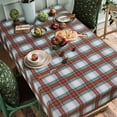 thumbnail image 3 of Buffalo Plaid Tablecloth, Red and Green Checked Table Cloth for Christmas, Waterproof Tablecloth for Kitchen Dining Room Tablecloth Rectangle 60 x 120 inch, 3 of 6