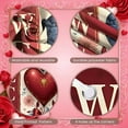 thumbnail image 4 of Heart-shaped Love Banner Puppy Pattern Heart Display Red Pink Rose Decor Romantic Backdrop for Valentine's Day Wedding Pet Party, 4 of 9