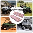 thumbnail image 4 of XYZCANDO Pink Camo Hunting Seat Cover for UTV 2 Pieces Full Back UTV Seat Covers Compatible with Kawasaki Mule 3010 All-Season Protection Seats Accessory Parts Washable, 4 of 7