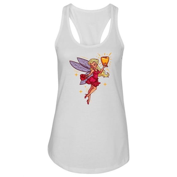 Tooth Fairy With A Gold Tooth   Tank Women -Image by Shutterstock, Female Medium