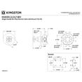 thumbnail image 2 of Kingston Brass KS4031EX Elinvar Single-Handle Six-Way Diverter Valve with Round Trim Kit in Polished Chrome, 2 of 5