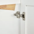 thumbnail image 4 of Ariel Kelly 60 Inch Double Sink Base Cabinet In White, 4 of 11