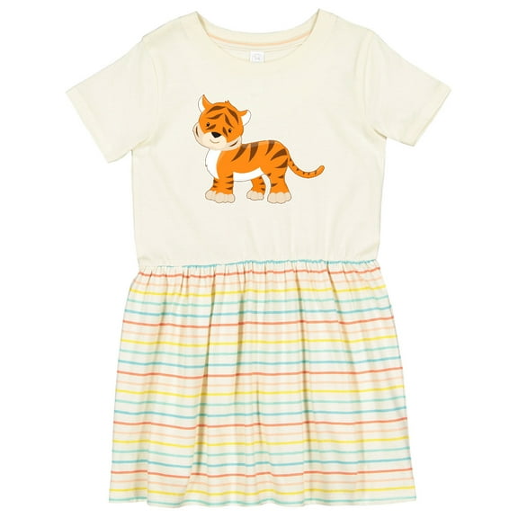 Inktastic Tiger Girls Toddler Dress
