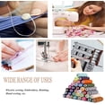 thumbnail image 4 of SEELOK 72Pcs Bobbins Sewing Thread Kits,400 Yards Per Thread Spools with Box for Hand & Machine Sewing, 4 of 5