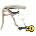 thumbnail image 1 of Lightweight Guitar Capo,CP‑08 Zinc Alloy and Instrument Accessories Single Handed Capo True Excellence, 1 of 14