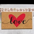 thumbnail image 4 of Valentines Welcome Doormat-Heart Welcome Envelope Valentines Day Door Mat, Cute Love Decoration Rubber Non Slip Backing Floor Rug for Home Outdoor Porch Entrance Decor, 4 of 4