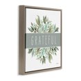 thumbnail image 3 of Stupell Industries Farmhouse Grateful Cottage Florals Brown Floating Frame Canvas Art, 25 x 25, by Leslie Trimbach, 3 of 8