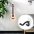 thumbnail image 2 of Aibecy Acoustic Electric Bass Guitar Wall Mount Hanger Black Metal Multifunction Holder Hook for All Sizes Solid Sturdy Guitars, 2 of 7