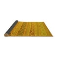thumbnail image 2 of Ahgly Company Indoor Round Southwestern Yellow Country Area Rugs, 6' Round, 2 of 4