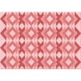 thumbnail image 1 of Ahgly Company Tapis Rectangulaire Lavable en Machine Intérieur Transitionnel Rose, 5 Pieds x 8 Pieds, 1 of 7