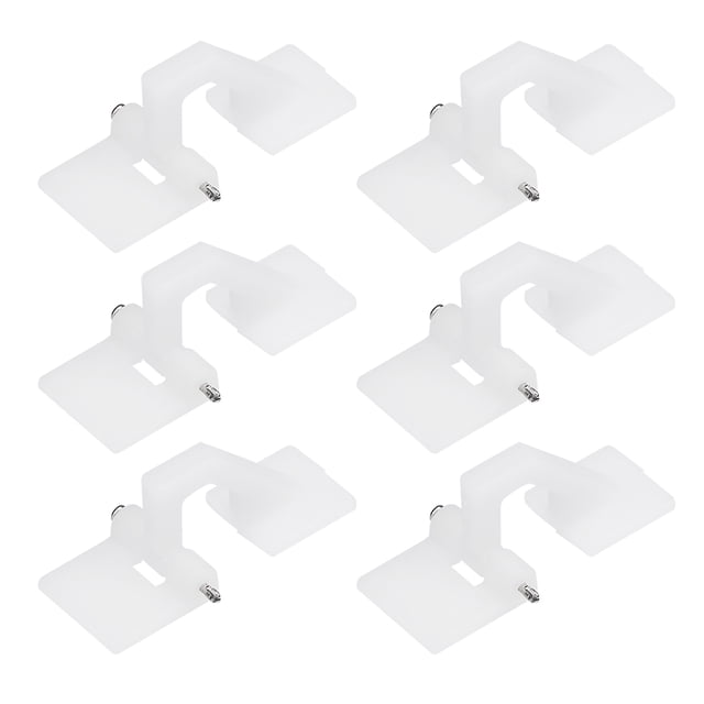 Bisagras RC Ajustables Hinge L27 x W11 mm, para Piezas de Avión de Modelo RC 6Pcs