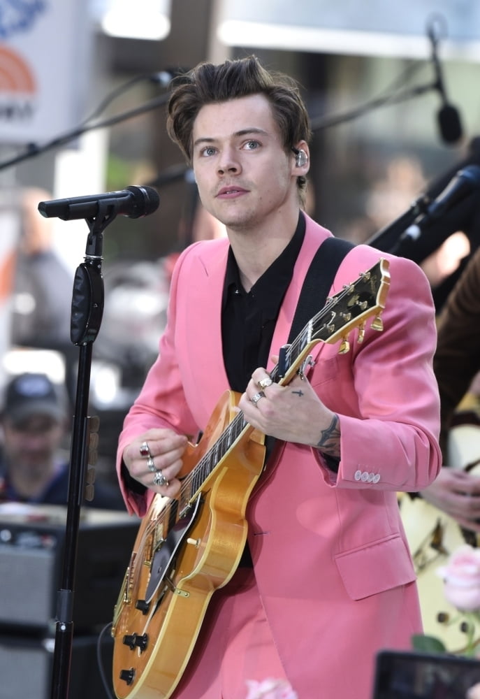 On Stage For Nbc Today Show Concert With Harry Styles Rockefeller Plaza