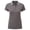 Charcoal/White, variant on Asquith & Fox Womens Classic Fit Tipped Polo