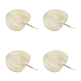 thumbnail image 1 of 4X Mosquito Repellent Fan Summer Manual Straw Hand Fans Palm Leaf, 1 of 5